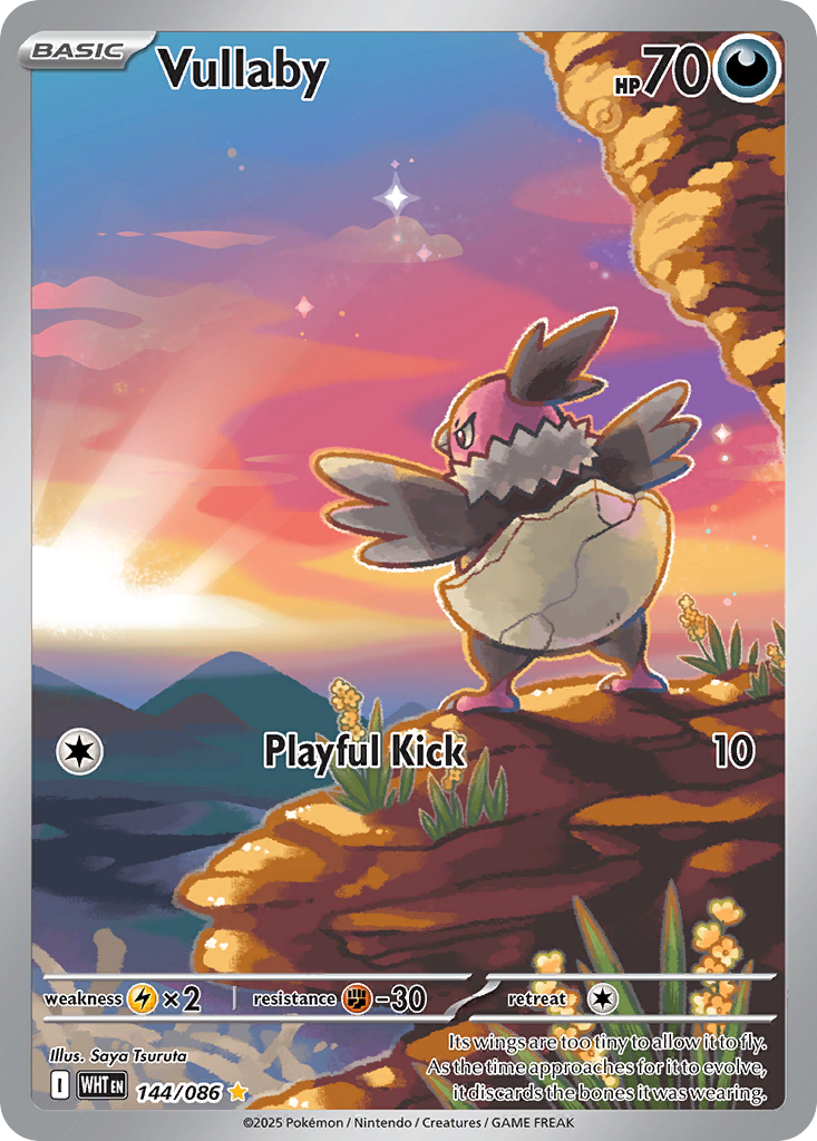 Vullaby 144/86 Illustration Rare card from White Flare