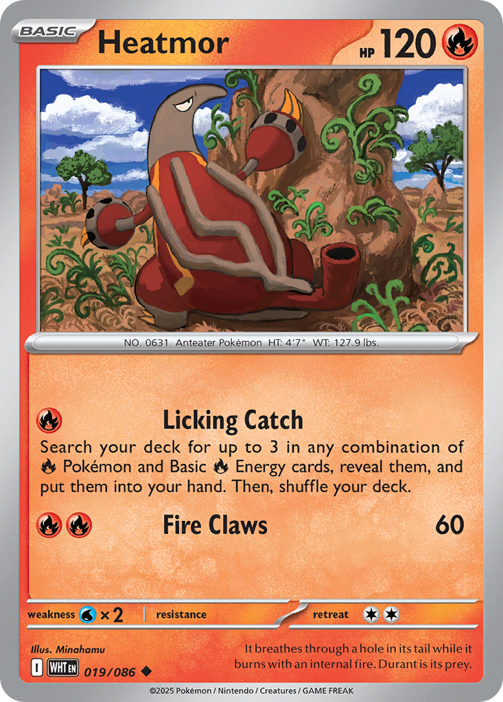 Heatmor 19 Uncommon card from White Flare