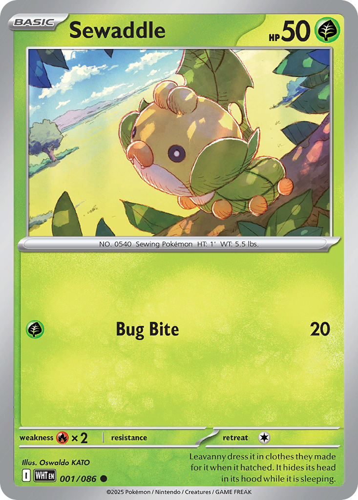 Sewaddle 1 Common card from White Flare