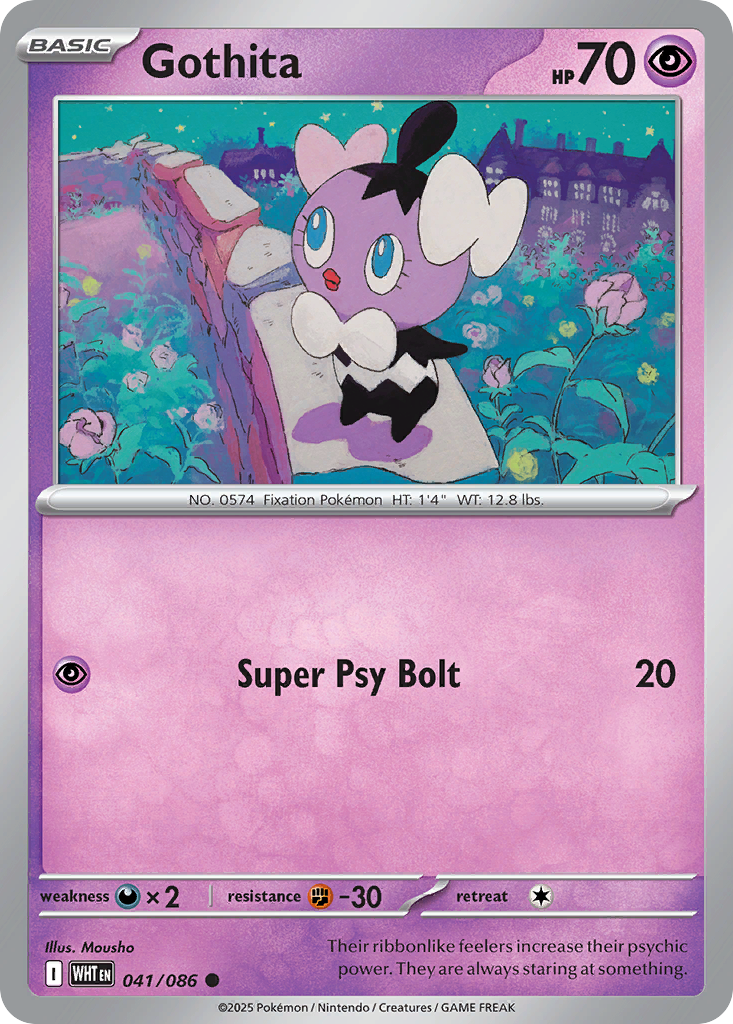 Gothita 41 Common card from White Flare