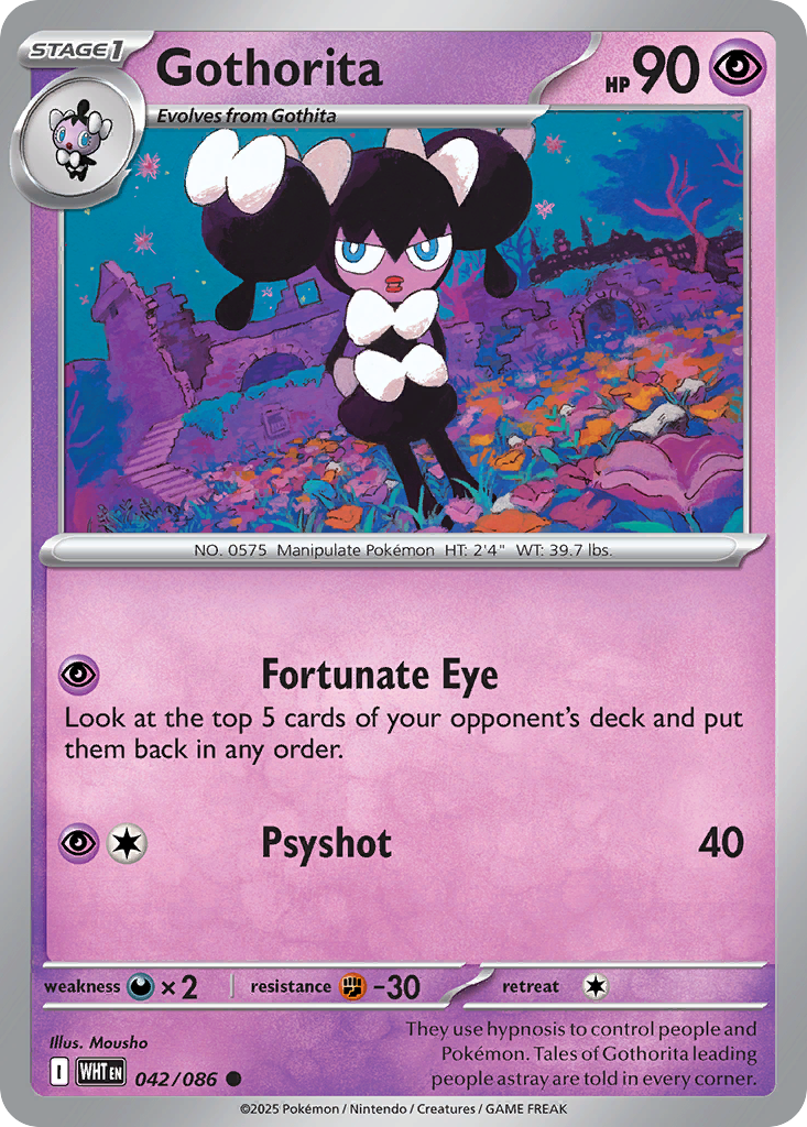 Gothorita 42 Common card from White Flare