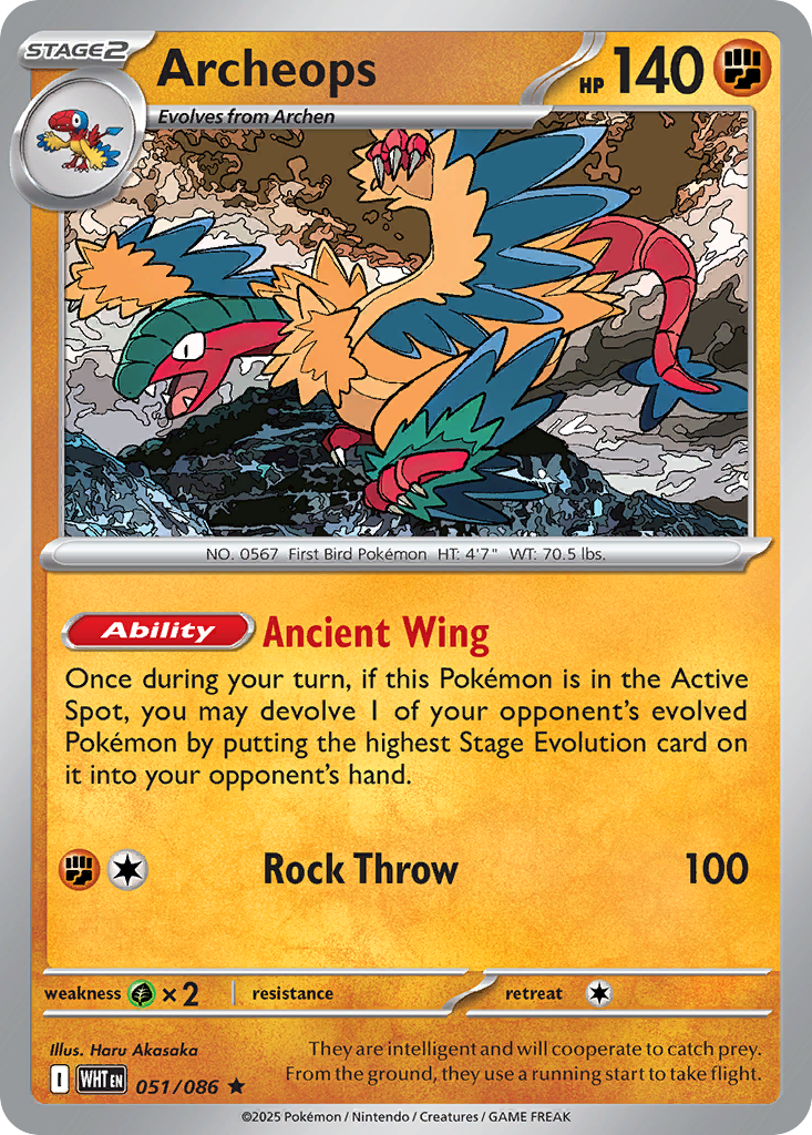 Archeops 51 Rare card from White Flare