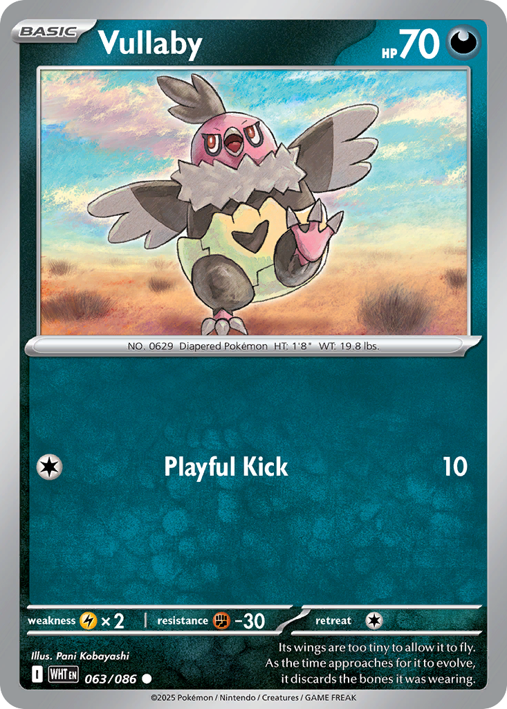 Vullaby 63/86 Common card from White Flare