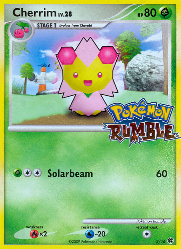 Cherrim 2 Pokemon card from Pokémon Rumble