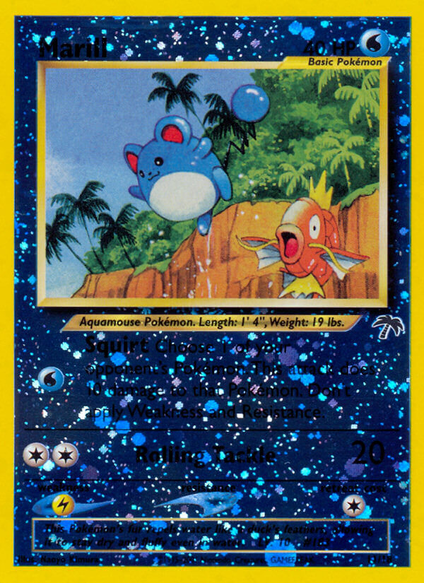 Marill 11 Pokemon card from Southern Islands