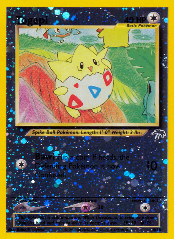 Togepi 4 Pokemon card from Southern Islands