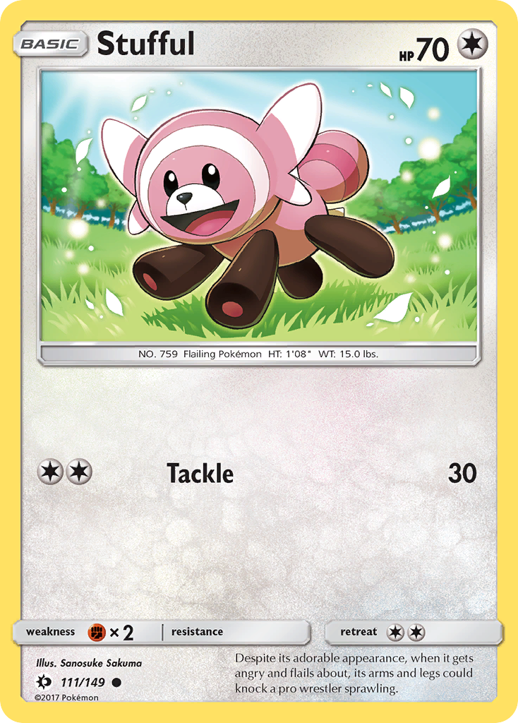 Stufful 111 Common card from Sun & Moon
