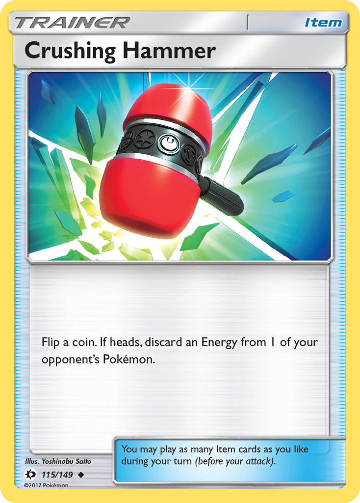 Crushing Hammer 115 Uncommon card from Sun & Moon