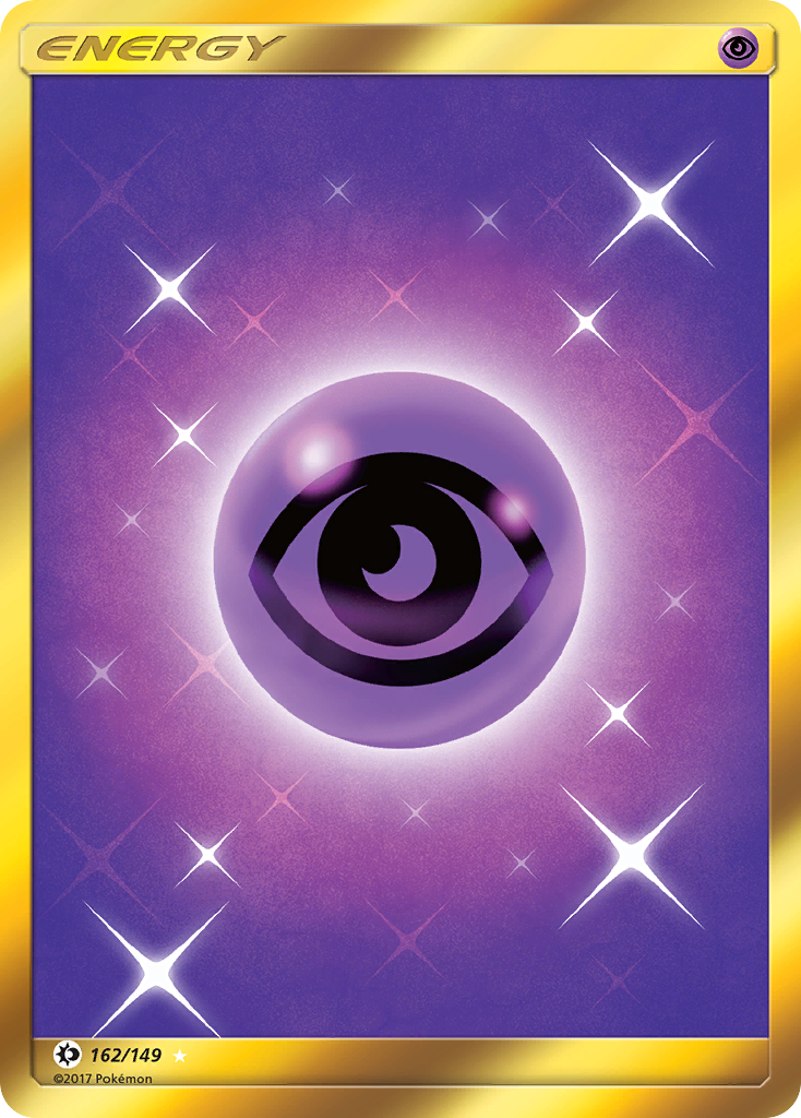 Psychic Energy 162 Rare Secret card from Sun & Moon