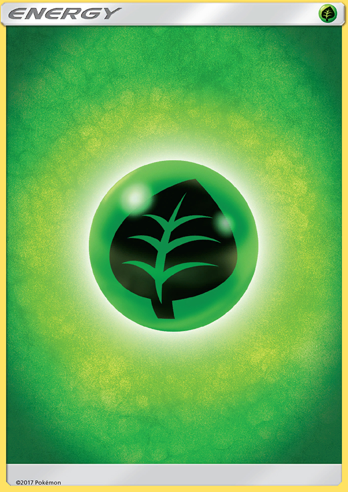 Grass Energy 164 Common card from Sun & Moon