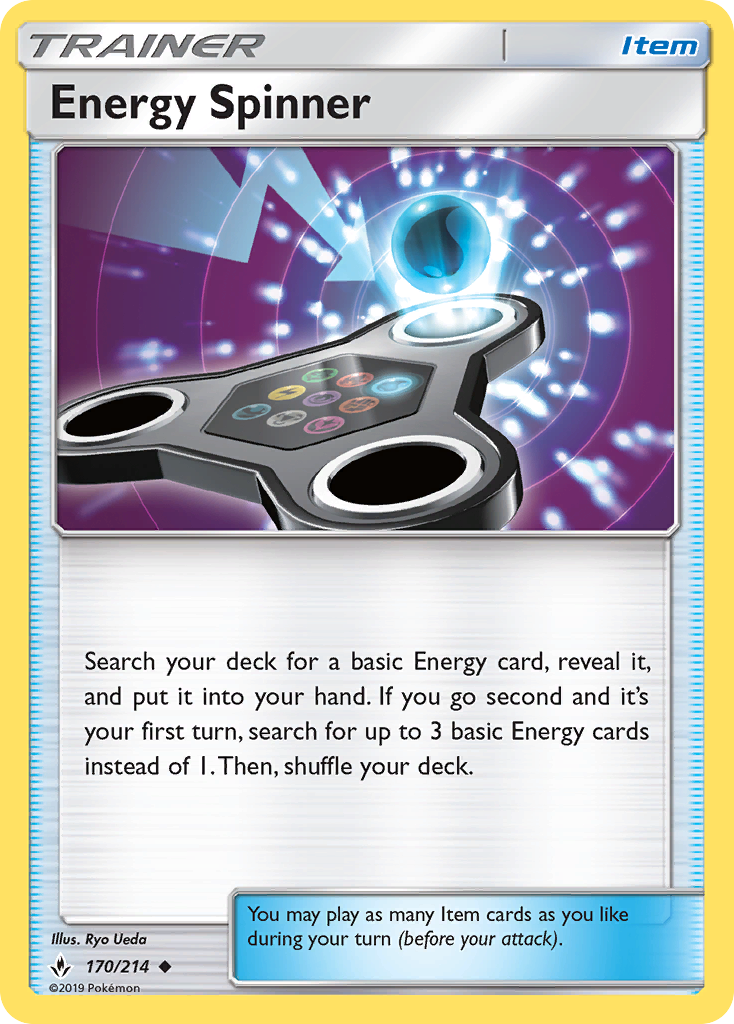 Energy Spinner 170 Uncommon card from Unbroken Bonds