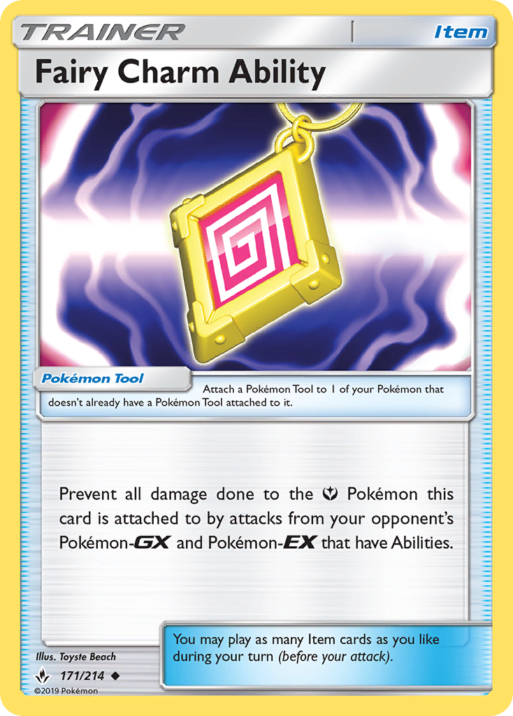 Fairy Charm Ability 171 Uncommon card from Unbroken Bonds