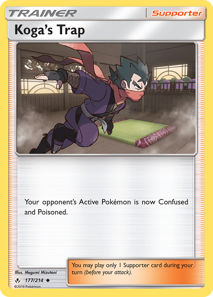 Koga's Trap 177 Uncommon card from Unbroken Bonds