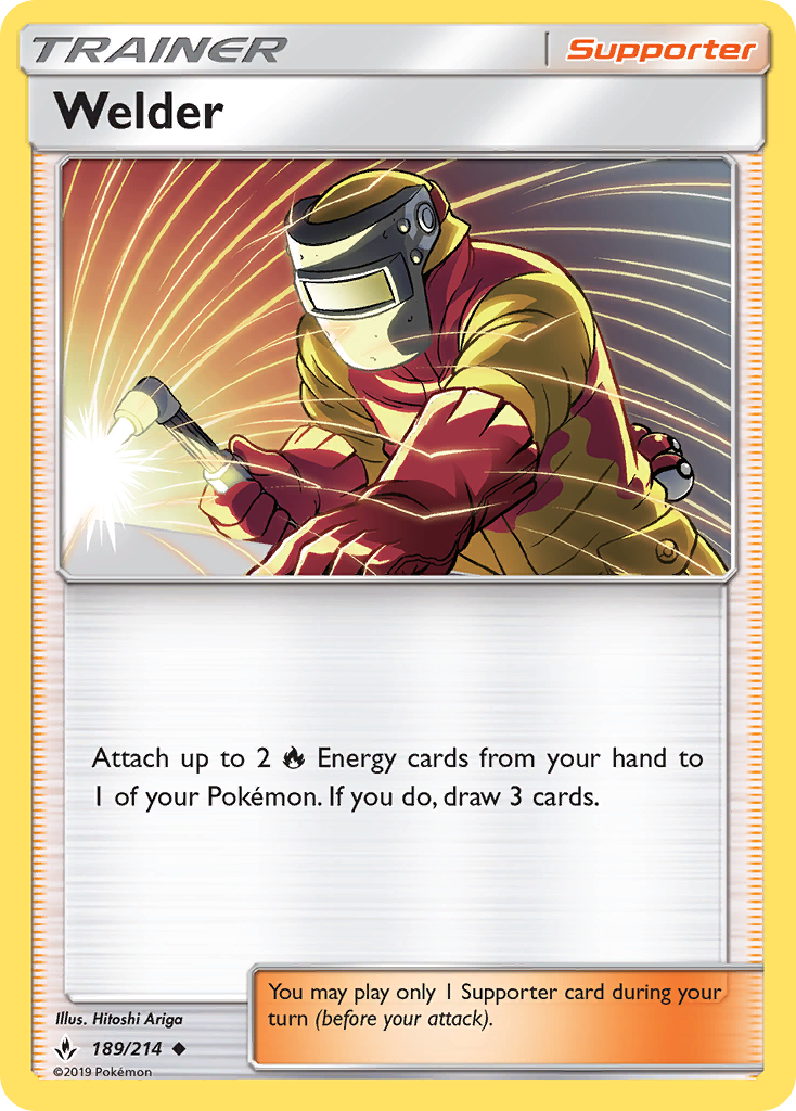 Welder 189/214 Uncommon card from Unbroken Bonds