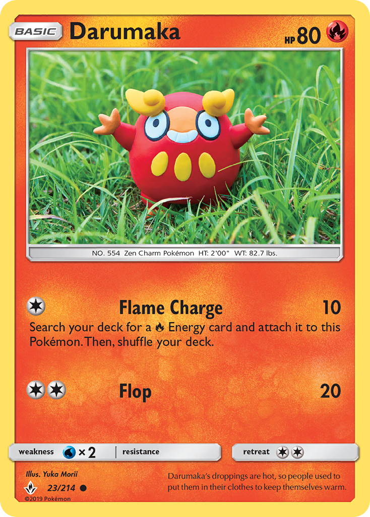 Darumaka 23 Common card from Unbroken Bonds