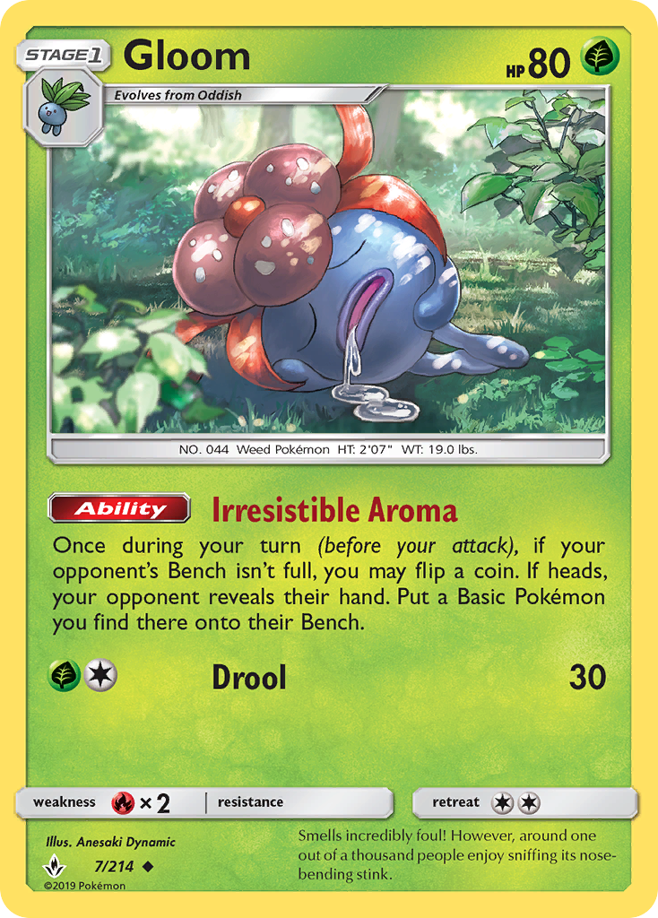 Gloom 7 Uncommon card from Unbroken Bonds