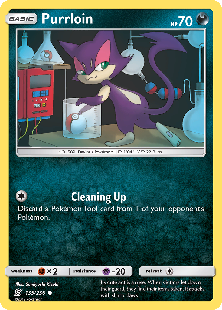 Purrloin 135 Common card from Unified Minds