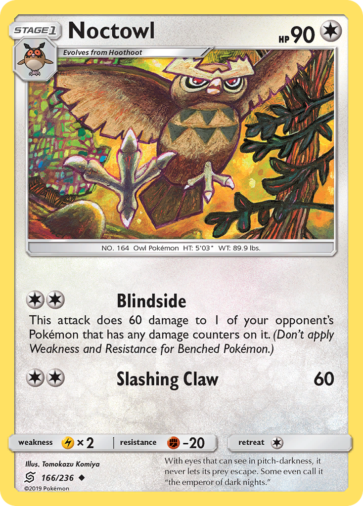 Noctowl 166/236 Uncommon card from Unified Minds