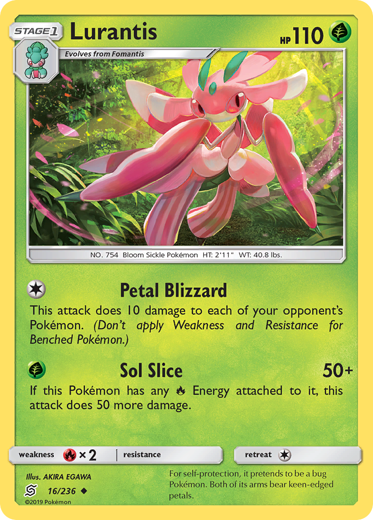 Lurantis 16 Uncommon card from Unified Minds