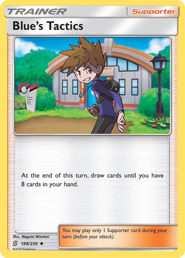 Blue's Tactics 188 Uncommon card from Unified Minds