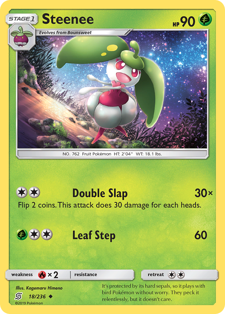 Steenee 18 Uncommon card from Unified Minds