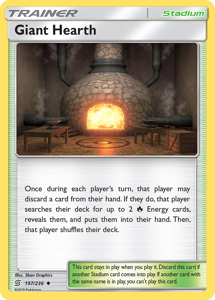 Giant Hearth 197 Uncommon card from Unified Minds