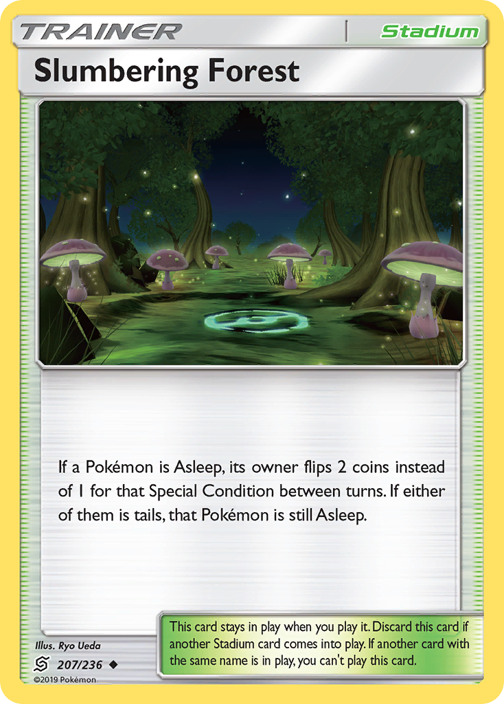 Slumbering Forest 207/236 Uncommon card from Unified Minds