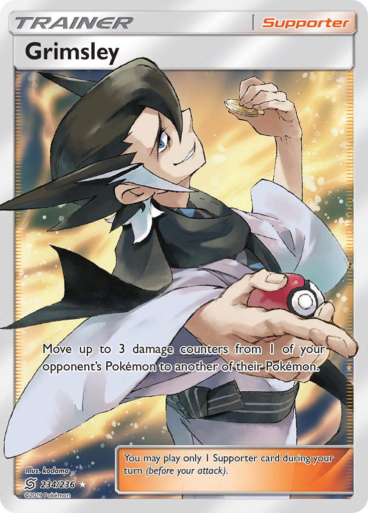 Grimsley 234 Rare Ultra card from Unified Minds