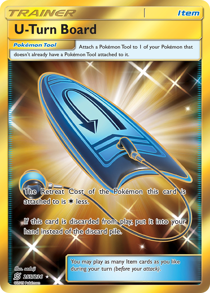 U-Turn Board 255 Rare Secret card from Unified Minds