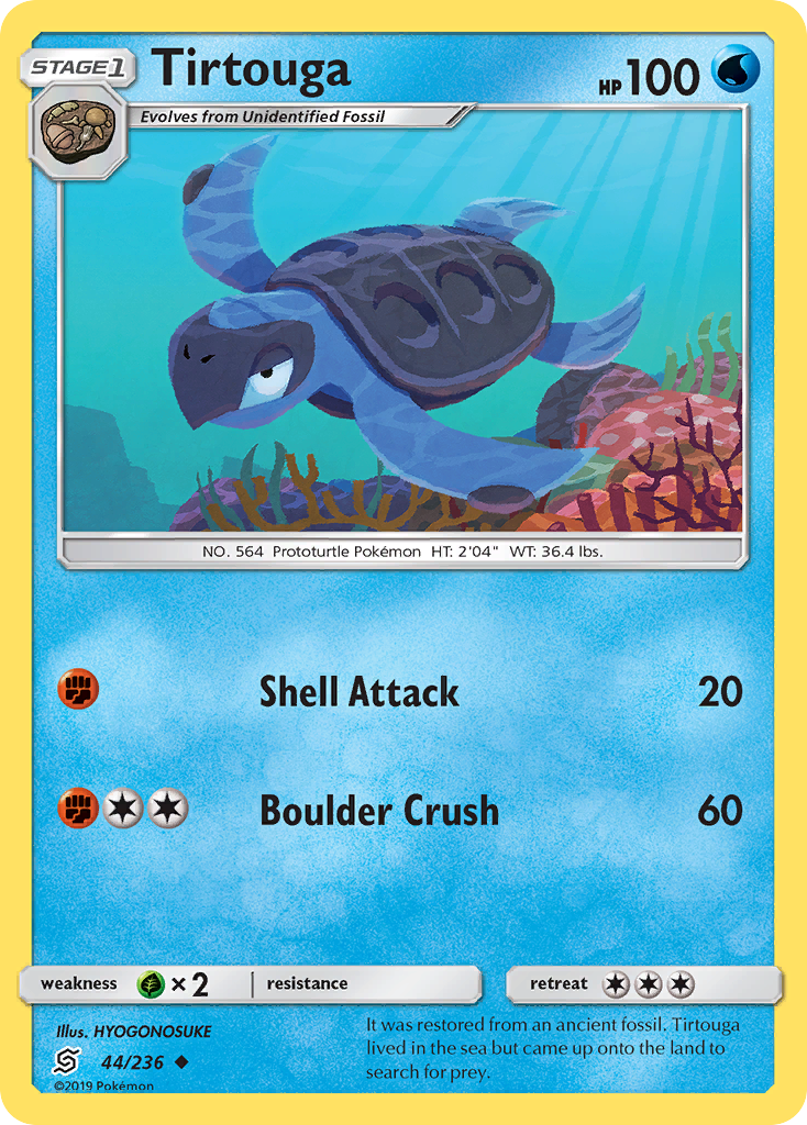 Tirtouga 44 Uncommon card from Unified Minds