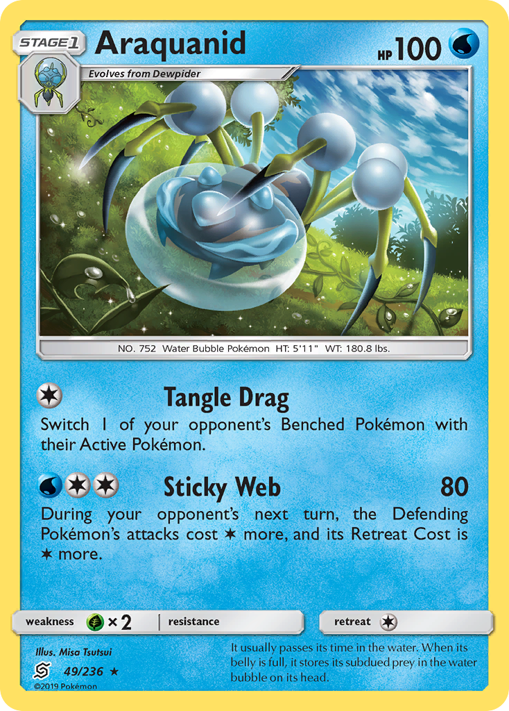 Araquanid 49 Rare card from Unified Minds