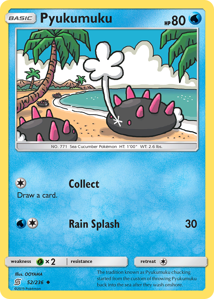 Pyukumuku 52/236 Uncommon card from Unified Minds