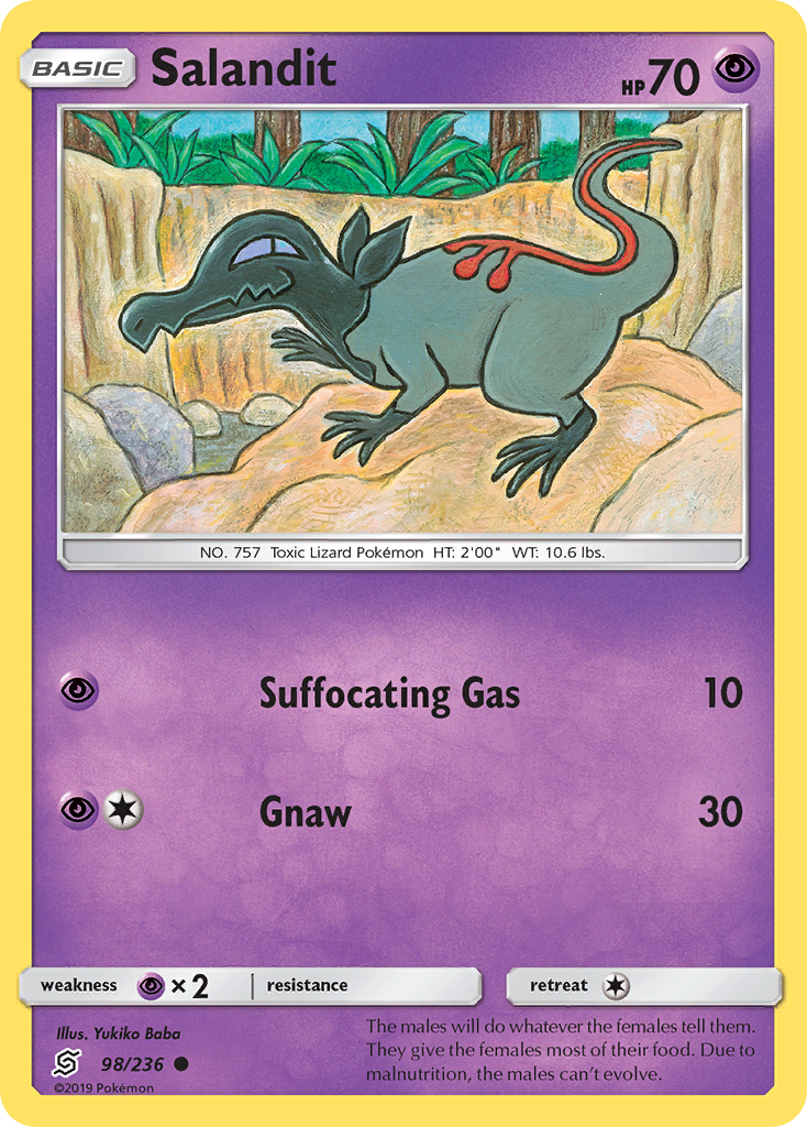 Salandit 98/236 Common card from Unified Minds