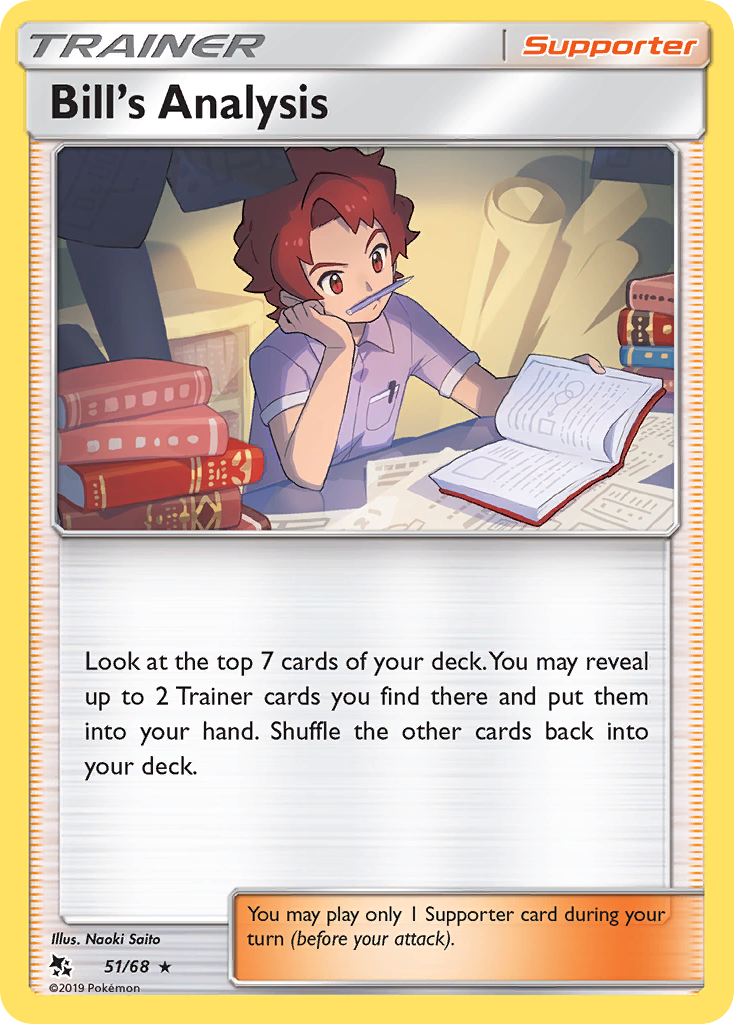 Bill's Analysis 51/68 Rare card from Hidden Fates