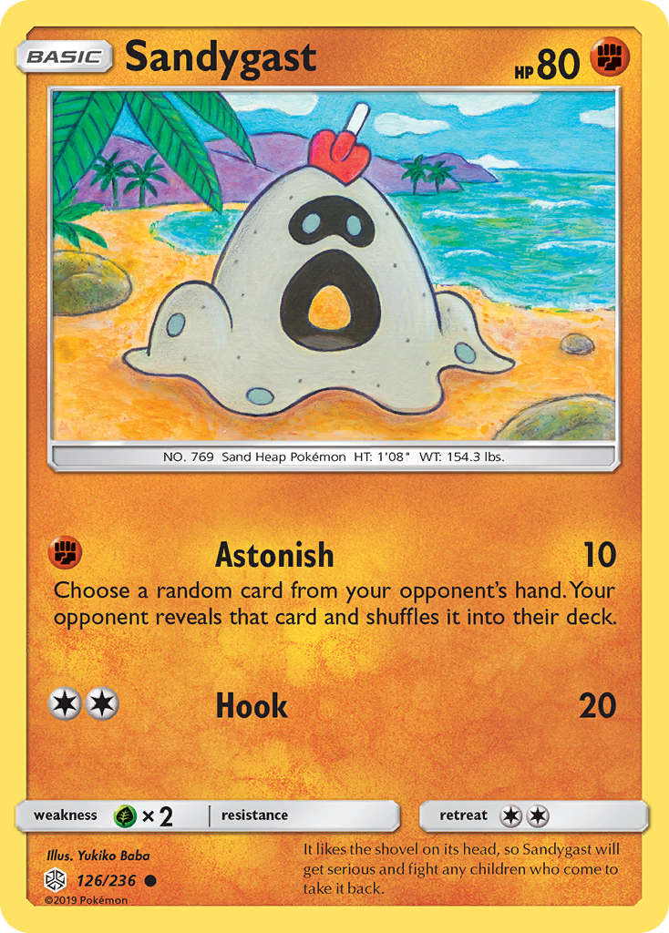 Sandygast 126 Common card from Cosmic Eclipse