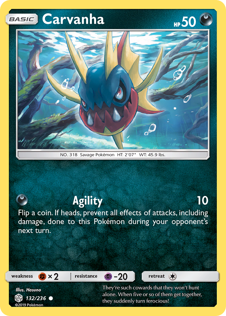 Carvanha 132 Common card from Cosmic Eclipse
