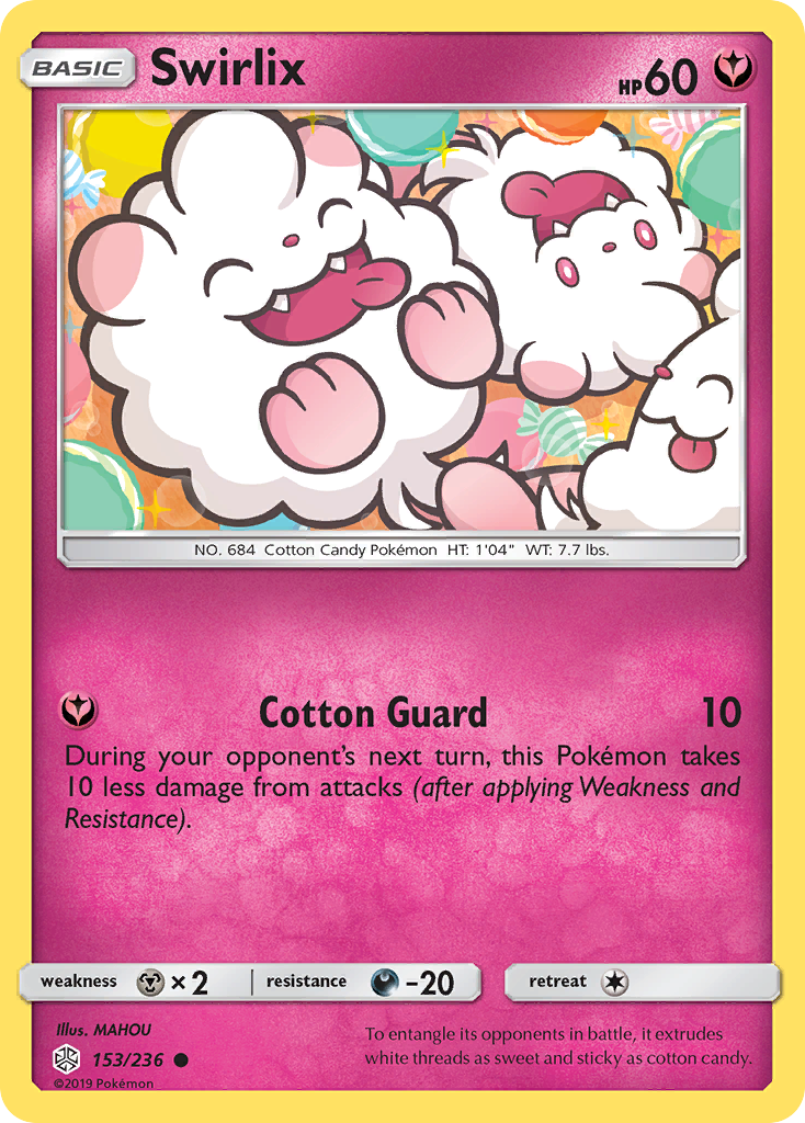 Swirlix 153 Common card from Cosmic Eclipse
