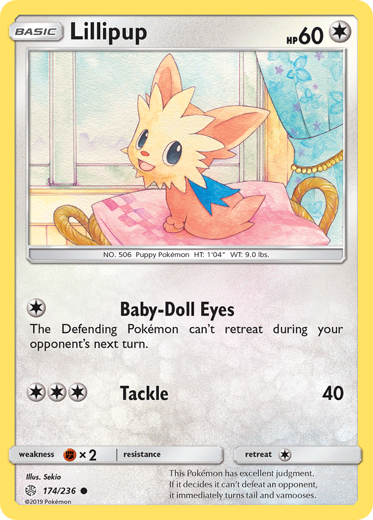 Lillipup 174 Common card from Cosmic Eclipse
