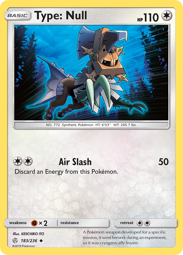 Type: Null 183 Uncommon card from Cosmic Eclipse