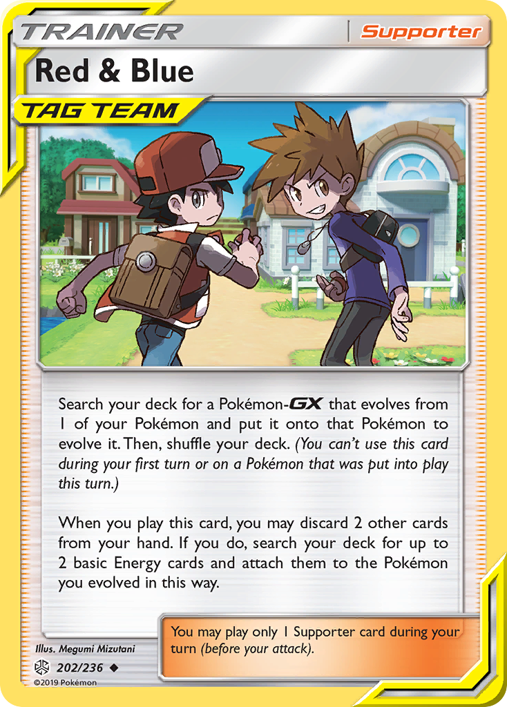 Red & Blue 202 Uncommon card from Cosmic Eclipse