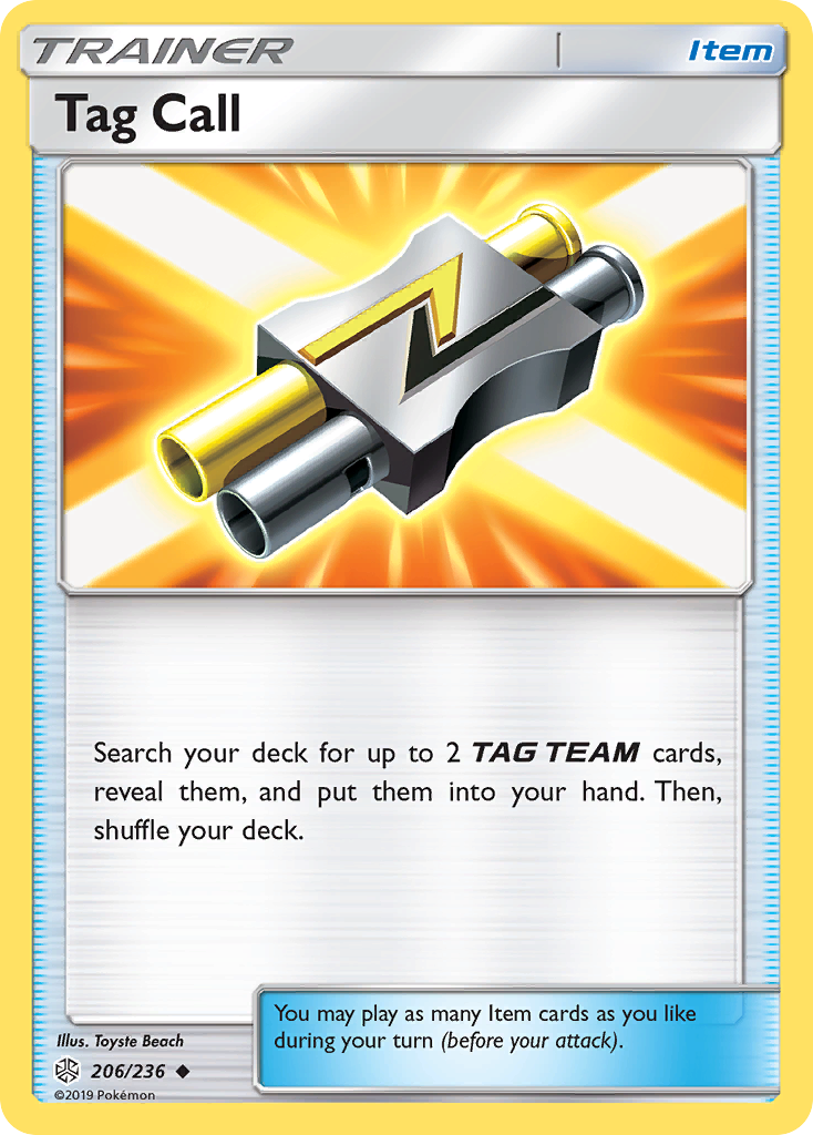 Tag Call 206 Uncommon card from Cosmic Eclipse