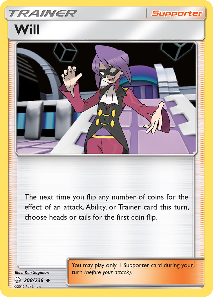 Will 208 Uncommon card from Cosmic Eclipse