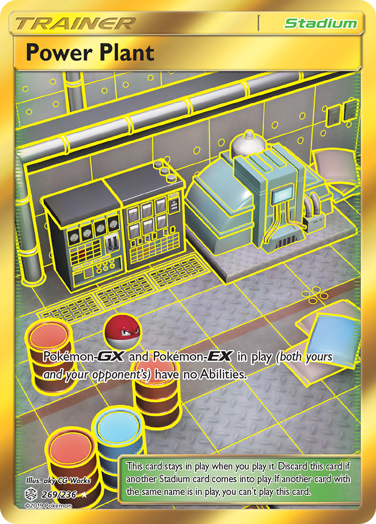 Power Plant 269 Rare Secret card from Cosmic Eclipse