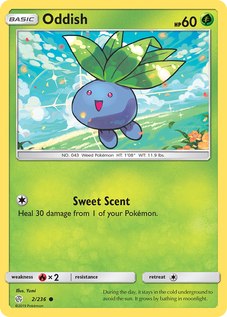 Oddish 2 Common card from Cosmic Eclipse