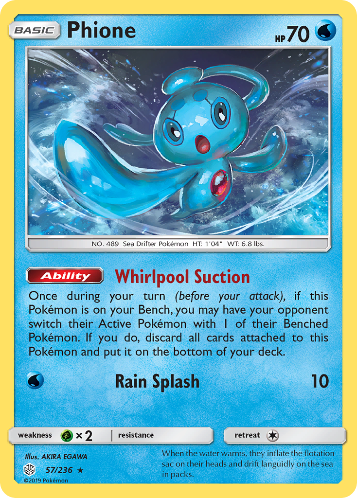 Phione 57 Rare card from Cosmic Eclipse
