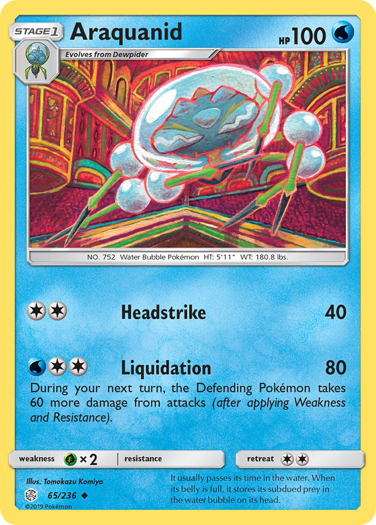 Araquanid 65 Uncommon card from Cosmic Eclipse