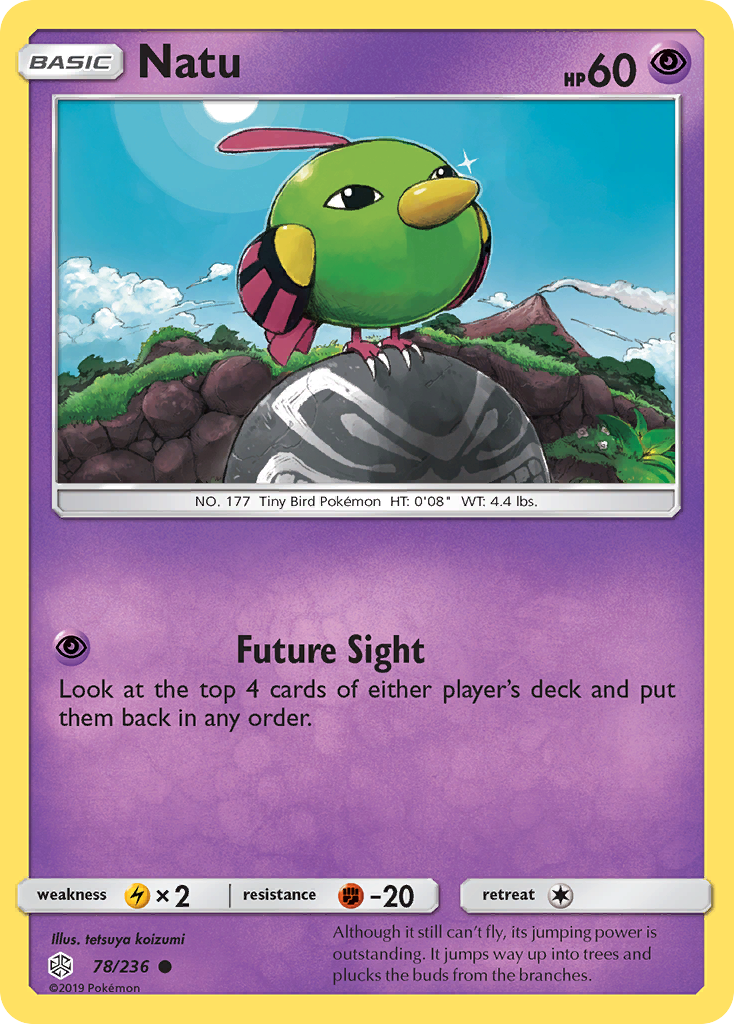 Natu 78 Common card from Cosmic Eclipse