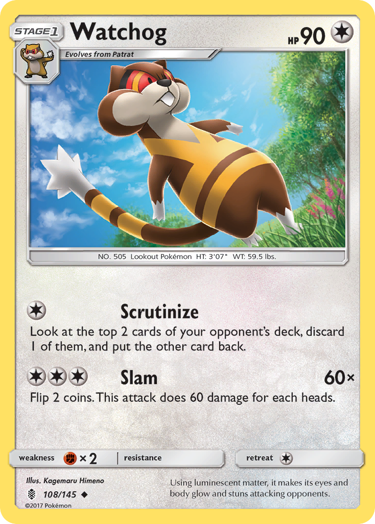 Watchog 108 Uncommon card from Guardians Rising
