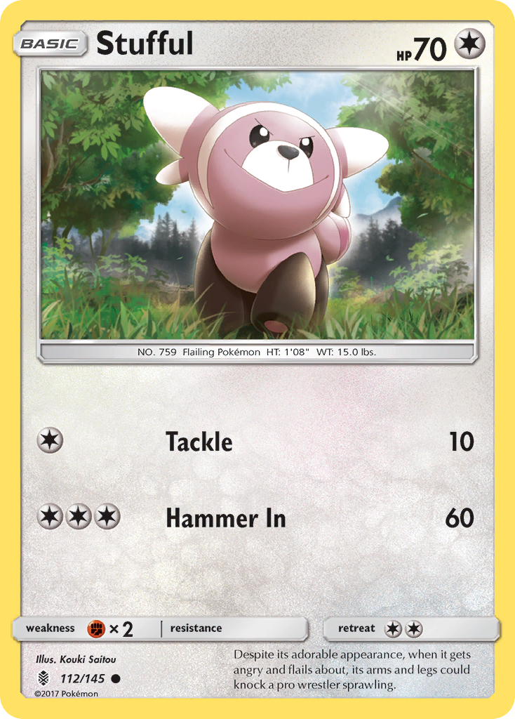 Stufful 112/145 Common card from Guardians Rising