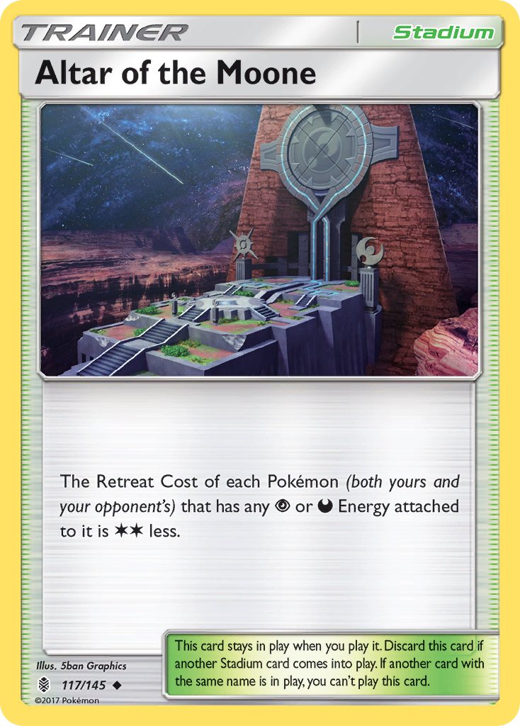 Altar of the Moone 117/145 Uncommon card from Guardians Rising